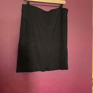 Elastic Waistband Slip-on Skirt